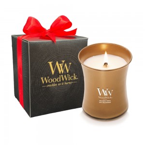 Gift of Light - Lumanare parfumata colectia Precious Metals Volcanic Orris in cutie de CADOU, Woodwick
