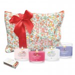 Set Cadou Harmony - 4 Lumanari Minis 37g Yankee Candle + Portfard "La vie est belle"