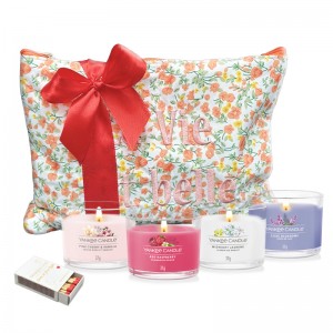 Set Cadou Harmony - 4 Lumanari Minis 37g Yankee Candle + Portfard "La vie est belle"