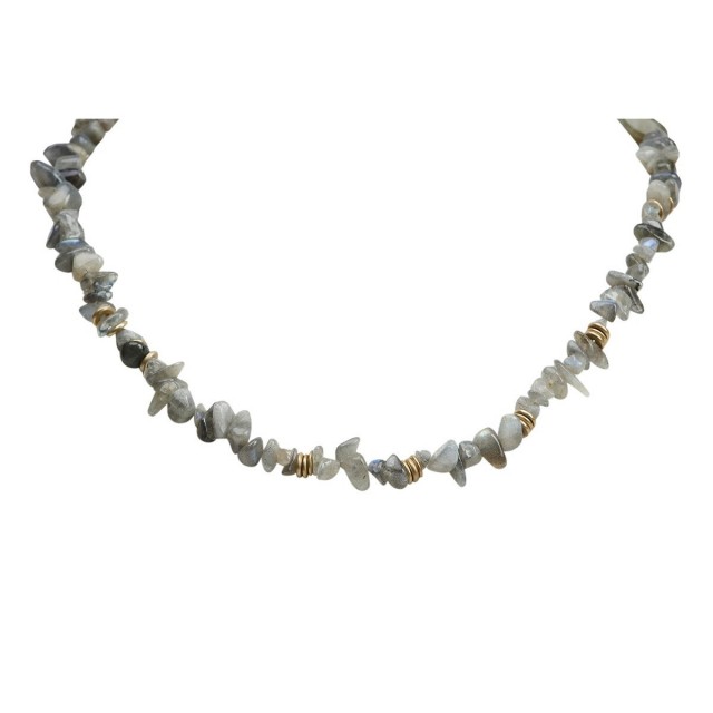 Colier elegant de dama, Ellie gri Colier elegant de dama, Ellie gri