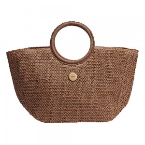 Geanta de umar Pia, natural 46x33x13 cm