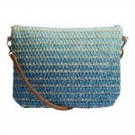 Geanta de umar Emilia 28x6x22 cm, albastru