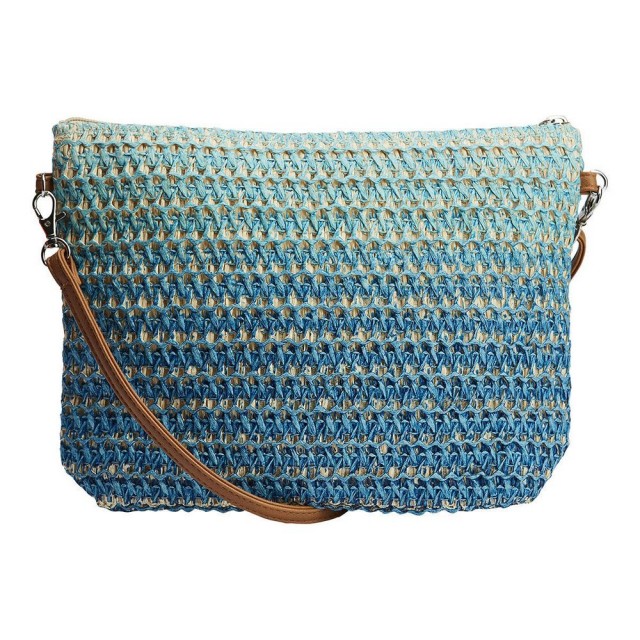 Geanta de umar Emilia din paie 28x6x22 cm, albastru Geanta de umar Emilia din paie 28x6x22 cm, albastru