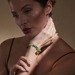 Bratara Harper verde pentru femei Bratara Harper verde pentru femei