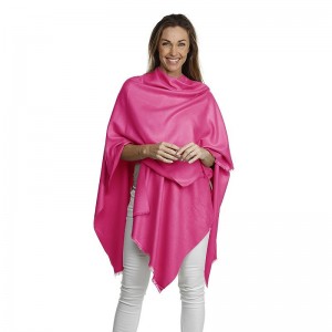 Poncho Davos, Fuchsia, 160x120 cm