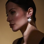 Cercei Dama Cecilia Argintii