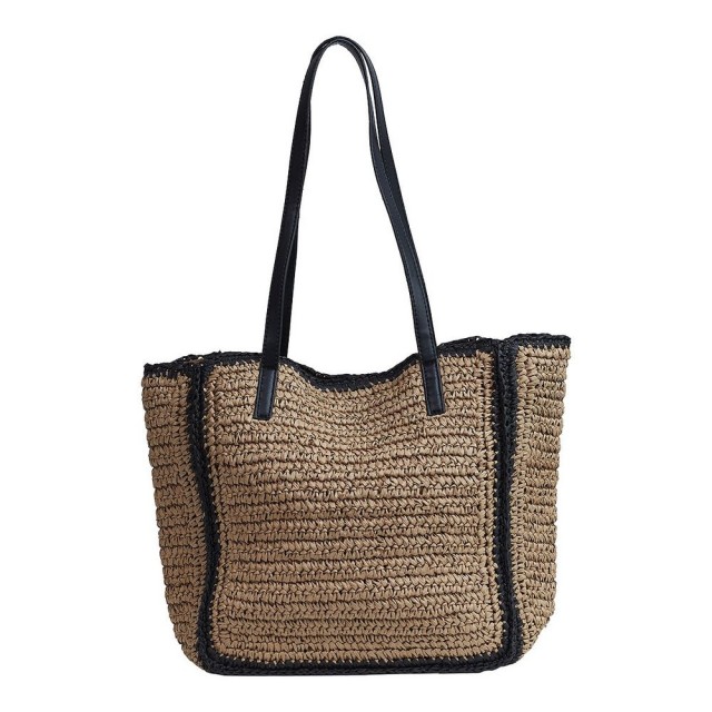 Geanta de umar Olivia, natural/negru 31x29x14 cm Geanta de umar Olivia, natural/negru 31x29x14 cm