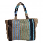 Geanta de vara Lea albastru/natur, 46x40x15 cm Geanta de vara Lea albastru/natur, 46x40x15 cm