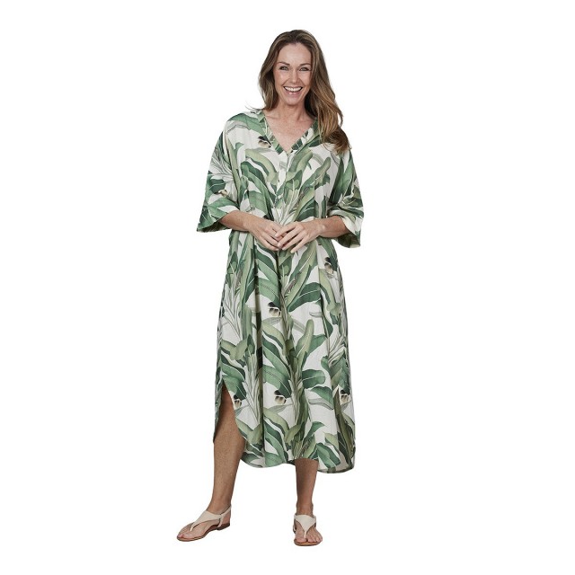 Rochie de vara Beatrice, Verde, marime universala Rochie de vara Beatrice, Verde, marime universala