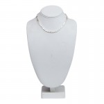 Colier Ylsa cu margele decorative albe Colier Ylsa cu margele decorative albe