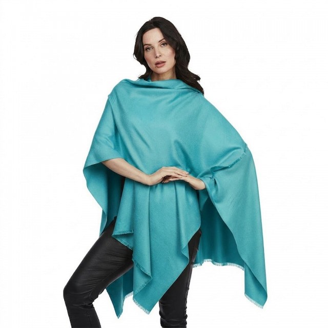 Poncho Davos, Turquoise, 160x120 cm Poncho Davos, Turquoise, 160x120 cm