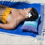 Simone et Georges Perna de plaja, 26x40cm, Tiwi