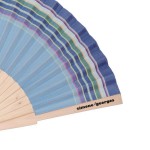 Simone et Georges Evantai pliabil din bumbac si lemn, 23x3cm, Cap Ferret
