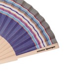 Simone et Georges Evantai pliabil din bumbac si lemn, 23x3cm, Hendaye