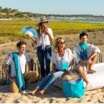 Simone et Georges Evantai pliabil din bumbac si lemn, 23x3cm, Anne