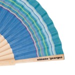 Simone et Georges Evantai pliabil din bumbac si lemn, 23x3cm, Maurice