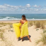 Simone et Georges Prosop de plaja cu material dublu si buzunar, 165x95 cm, Barthelemy