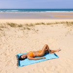 Simone et Georges Prosop de plaja cu material dublu si buzunar, 165x95 cm, Cuba