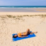 Simone et Georges Prosop de plaja cu material dublu si buzunar, 165x95 cm, Bali