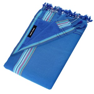 Prosop de plaja Kikoy Bali Simone et Georges 2 in 1 cu buzunar 165x95cm