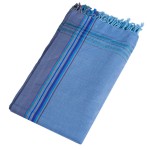 Simone et Georges Prosop de plaja cu material dublu si buzunar, 165x95 cm, Mykonos