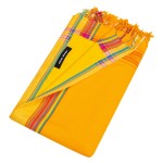 Simone et Georges Prosop de plaja cu material dublu si buzunar, 165x95 cm, Majorque