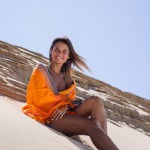 Simone et Georges Prosop de plaja cu material dublu si buzunar, 165x95 cm, Hawaï