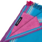 Simone et Georges Prosop de plaja cu material dublu si buzunar, 165x95 cm, Santorin