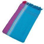 Simone et Georges Prosop de plaja cu material dublu si buzunar, 165x95 cm, Santorin