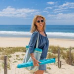 Simone et Georges Geanta bumbac pentru plaja, 44x54x22cm, Maldives