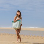 Simone et Georges Geanta bumbac pentru plaja, 44x54x22cm, Maldives