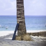 Simone et Georges Scaun pliant tip sezlong, 140x70cm, Bleu de Prusse