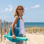 Simone et Georges Scaun pliant tip sezlong, 140x70cm, Vert Emeraude