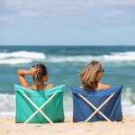 Simone et Georges Scaun pliant tip sezlong, 140x70cm, Vert Emeraude