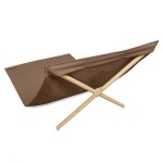 Scaun pliant tip sezlong Chocolate de Prusse Simone et Georges 140x70cm