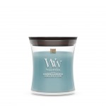 Lumanare Parfumata Borcan Mic Cedarwood & Ocean Moss, WoodWick® Lumanare Parfumata Borcan Mic Cedarwood & Ocean Moss, WoodWick®