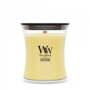 Lumanare Parfumata Borcan Mediu Yuzu & Vetiver, WoodWick®