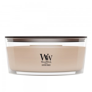 Lumanare Parfumata Ellipse Crystal Ginger, WoodWick® 