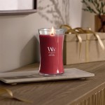 Lumanare Parfumata Borcan Mare Velvet Plum, WoodWick® Lumanare Parfumata Borcan Mare Velvet Plum, WoodWick®