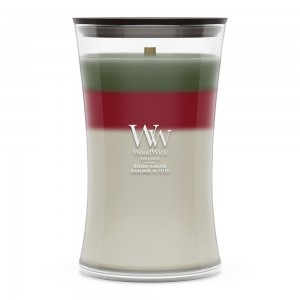Lumanare Parfumata Borcan Mare Trilogy Café Macchiato, WoodWick®