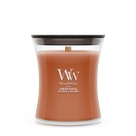 Lumanare Parfumata Borcan Mediu Pumpkin Praline, WoodWick® Lumanare Parfumata Borcan Mediu Pumpkin Praline, WoodWick®