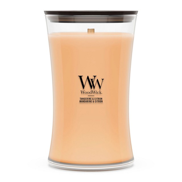Lumanare Parfumata Borcan Mare Tangerine & Citron, WoodWick® Lumanare Parfumata Borcan Mare Tangerine & Citron, WoodWick®