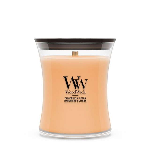 Lumanare Parfumata Borcan Mediu Tangerine & Citron, WoodWick® Lumanare Parfumata Borcan Mediu Tangerine & Citron, WoodWick®