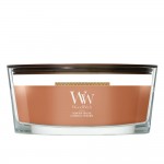 Lumanare Parfumata Ellipse Pumpkin Praline, WoodWick® Lumanare Parfumata Ellipse Pumpkin Praline, WoodWick®
