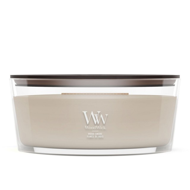 Lumanare Parfumata Ellipse Wood Smoke, WoodWick® Lumanare Parfumata Ellipse Wood Smoke, WoodWick®