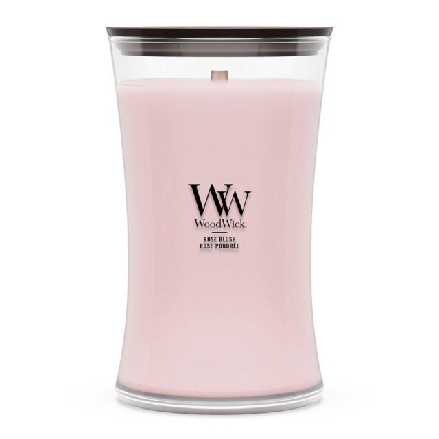 Lumanare Parfumata Borcan Mare Rose Blush, WoodWick® Lumanare Parfumata Borcan Mare Rose Blush, WoodWick®