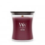 Lumanare Parfumata Borcan Mediu Dark Cherry, WoodWick® Lumanare Parfumata Borcan Mediu Dark Cherry, WoodWick®