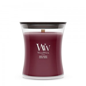 Lumanare Parfumata Borcan Mediu Dark Cherry, WoodWick®