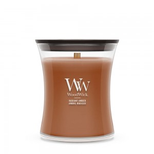 Lumanare Parfumata Borcan Mediu Radiant Amber, WoodWick®
