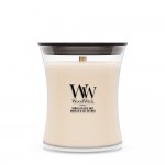 Lumanare Parfumata Borcan Mediu Vanilla & Sea Salt, WoodWick® Lumanare Parfumata Borcan Mediu Vanilla & Sea Salt, WoodWick®